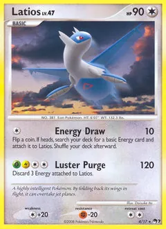 POP Series 7 Latios [Holo] Pokémon card